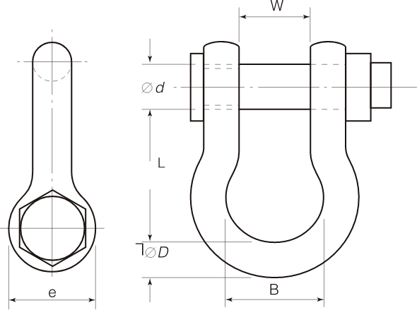 ボルトナットタイプ詳細図